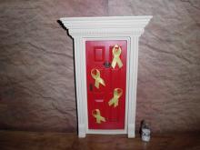Fairy Doors eith Military Ribbons