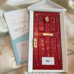 Red sparkle door Red Sparkle Door