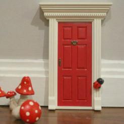 lil Fairy door, red now in Canada - helps during difficult childhood transitions lil Fairy Door, red Canada- helpful to encourage imaginations in children